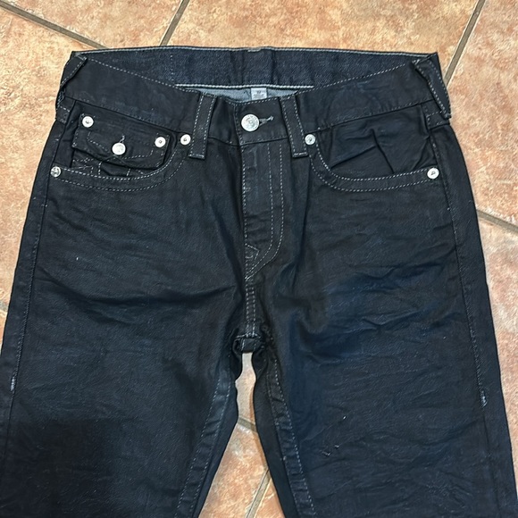 True Religion Dark Wash 32” Skinny WFLP Natural SN Jeans - Picture 4 of 4